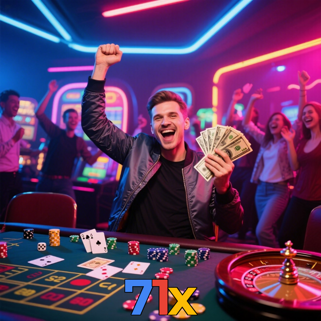 71x:O melhor cassino online com slots, poker e apostas no futebol!
