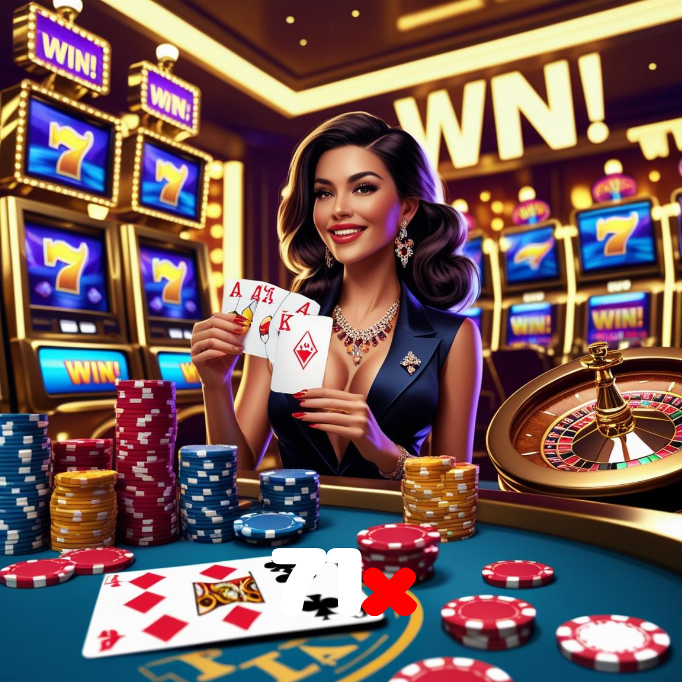 71x: O lugar ideal para sua sorte brilhar: cassino online!