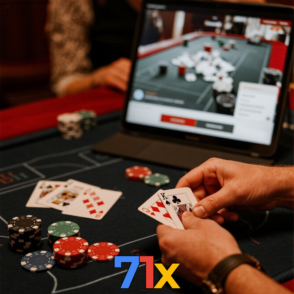 71x:O melhor cassino online para quem ama futebol e jogos como poker e slots!
